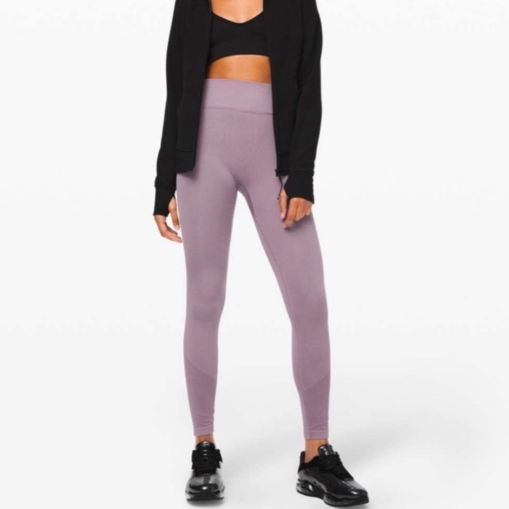 LULULEMON Ebb to Street Legging Frosted Mulberry 10
